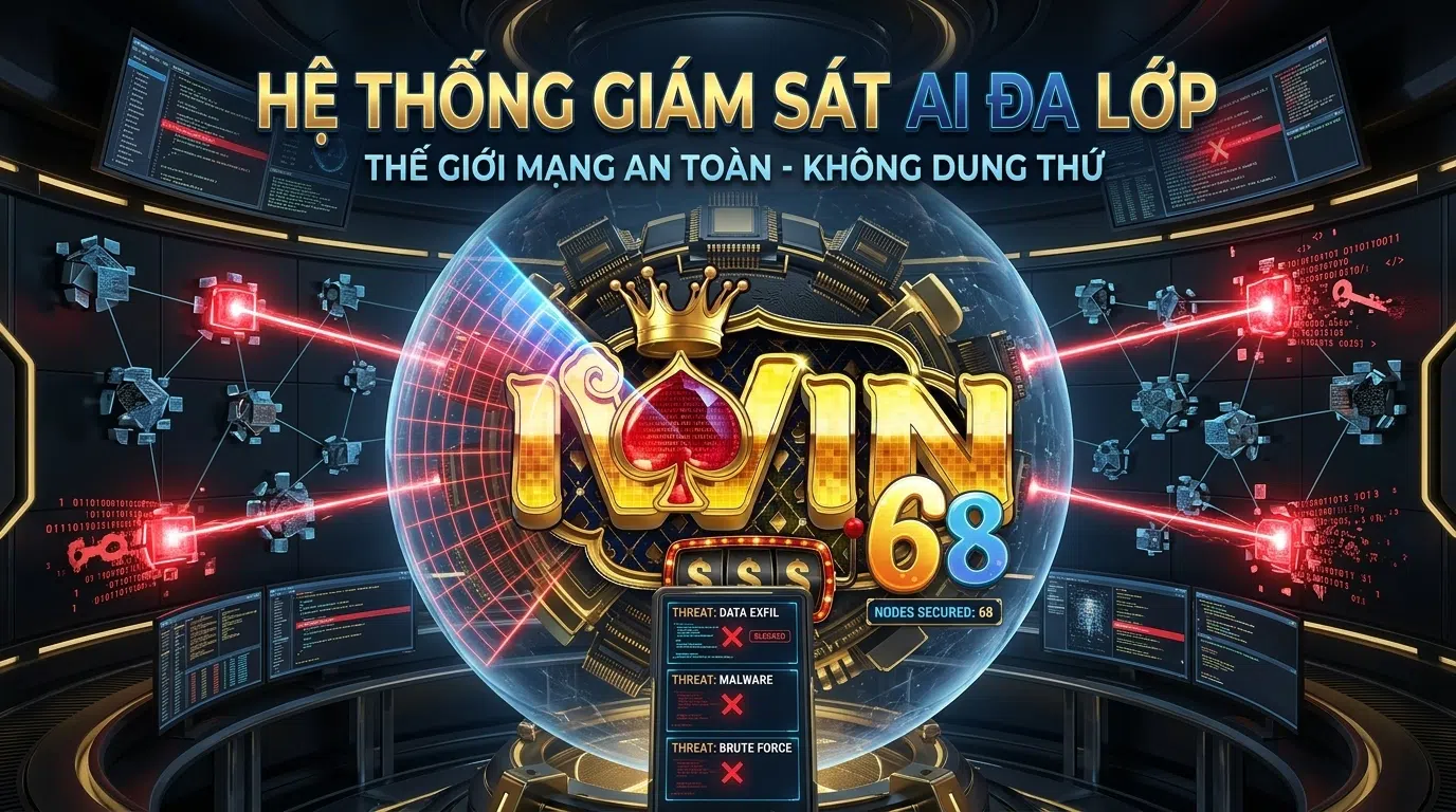 Hệ thống AI giám sát liên tục nhằm phát hiện và xử lý triệt để các hành vi gian lận, sử dụng tool hack trên nền tảng IWIN.