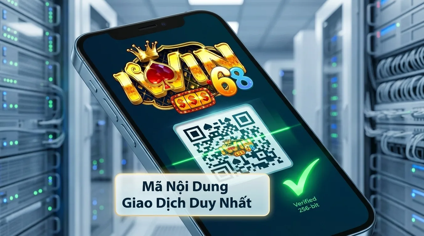 Hướng dẫn quét mã QR và điền chính xác mã nội dung nạp tiền IWIN để khớp lệnh tự động